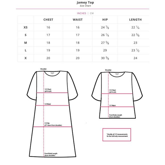 NEW CROSBY BY MOLLIE BURCH jamey top in red/pink - Picture 5 of 5